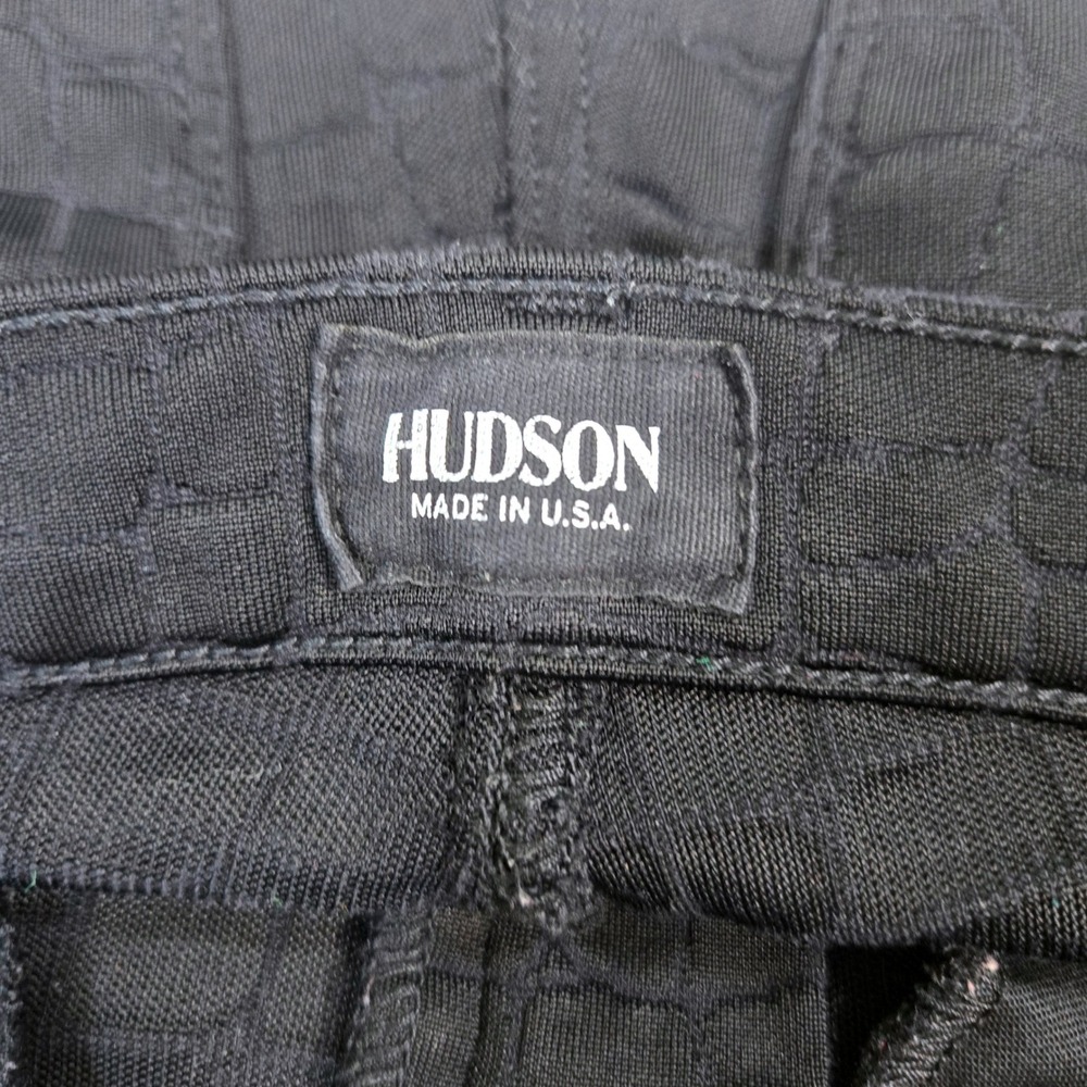 Hudson Barbara High Waist Super Skinny Jeans Size 25 Black Croc Print Textured - Picture 8 of 12